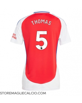 Arsenal Thomas Partey #5 Maglia Gara Casa Repliche 2024-25 Donna